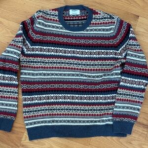 Old Navy Multicolor Fair Isle Crewneck Sweater